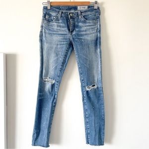 AG-ED DENIM ADRIANO GOLDSCHMIED - The Legging Ankle Super Skinny Ankle - Size 26